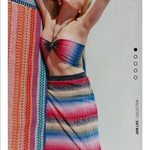 Zara Metallic Knit Top NEW